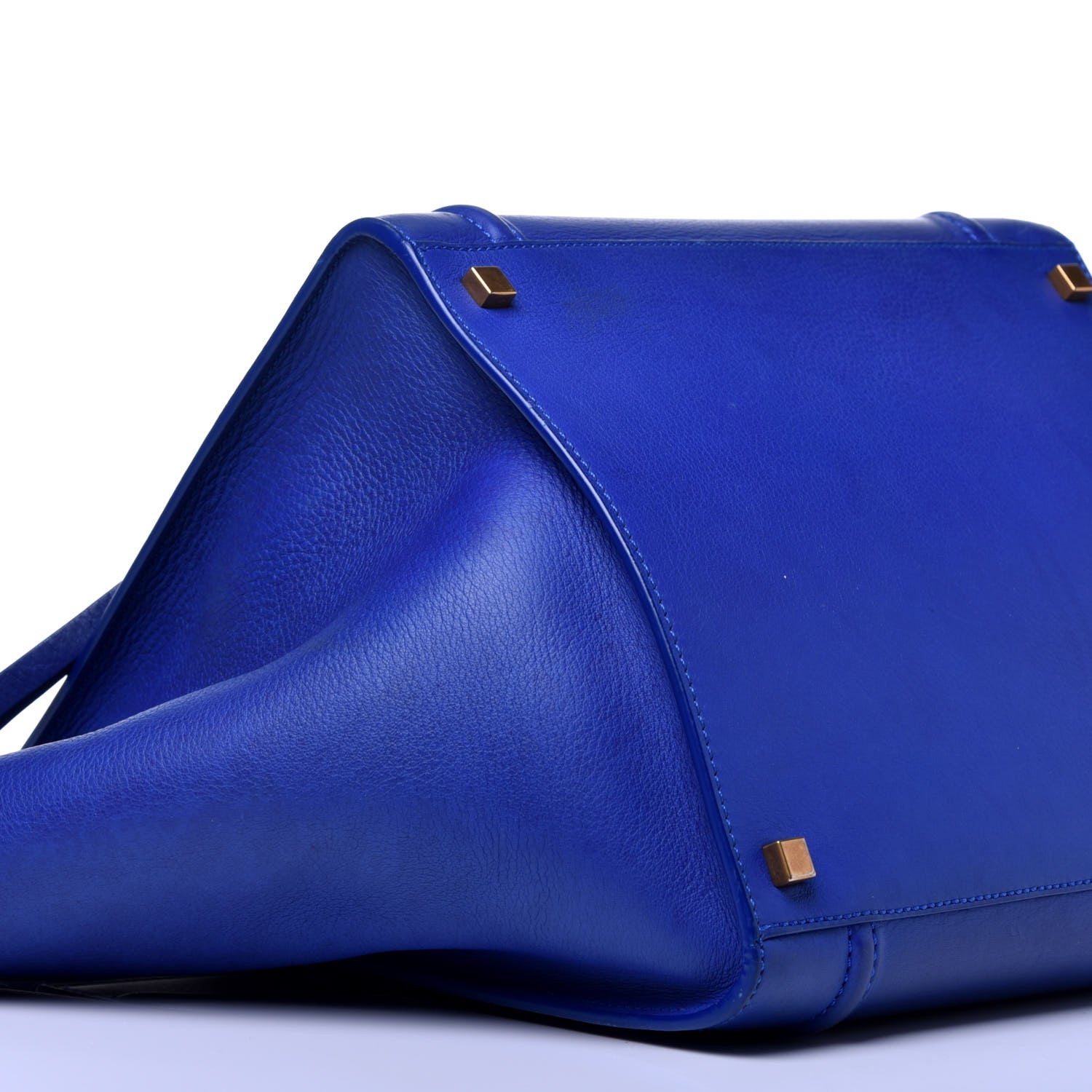Celine Supple Calfskin Medium Phantom Luggage Royal Blue 10 of 12