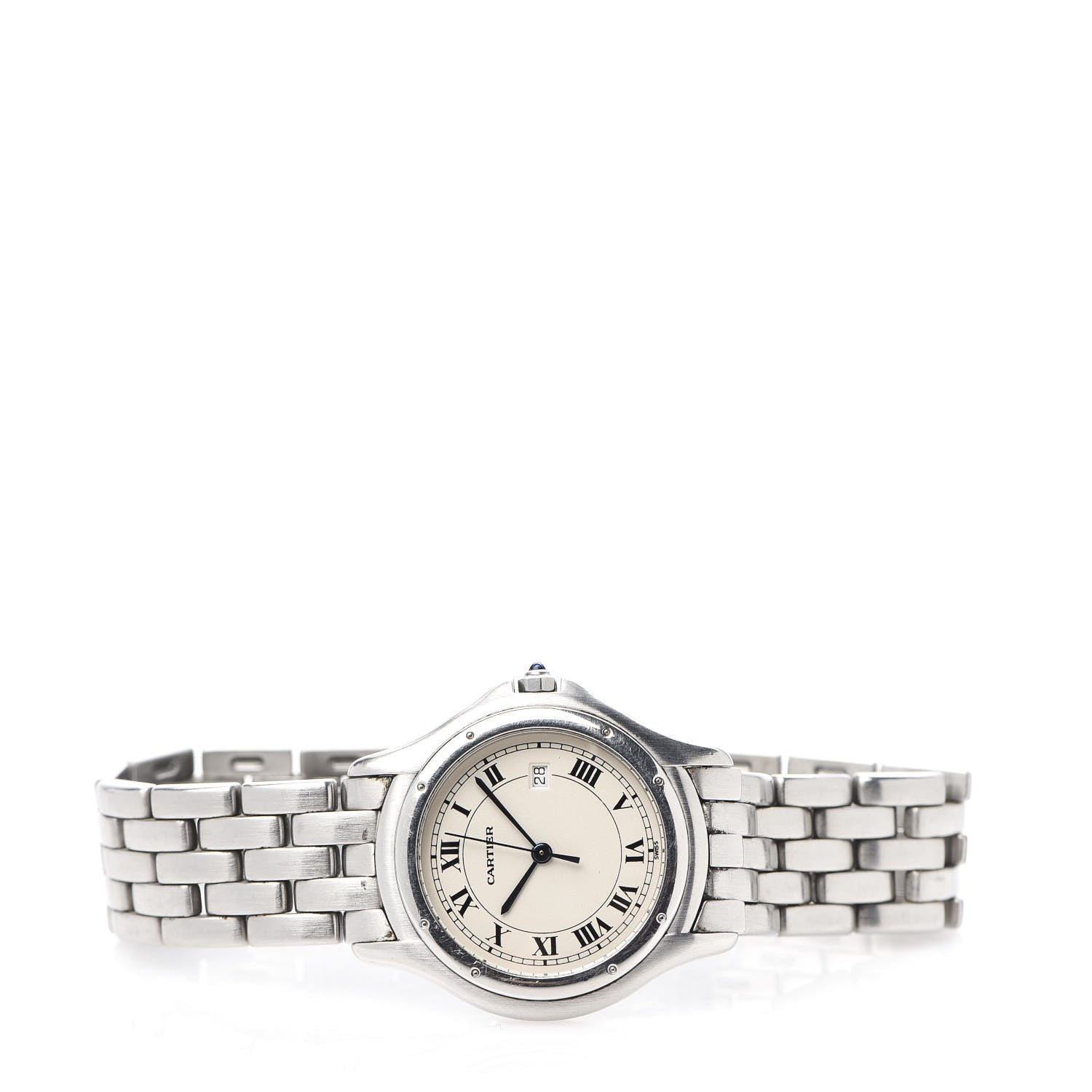 Cartier Stainless Steel 33mm Cougar Quartz Watch 2 of 5