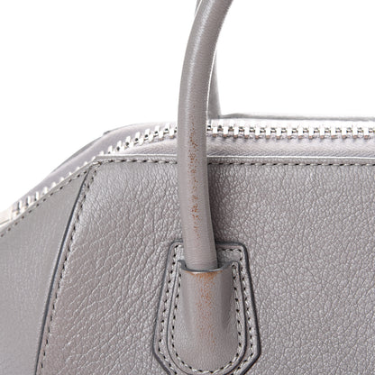 Givenchy Sugar Goatskin Mini Antigona Pearl Grey 13 of 15