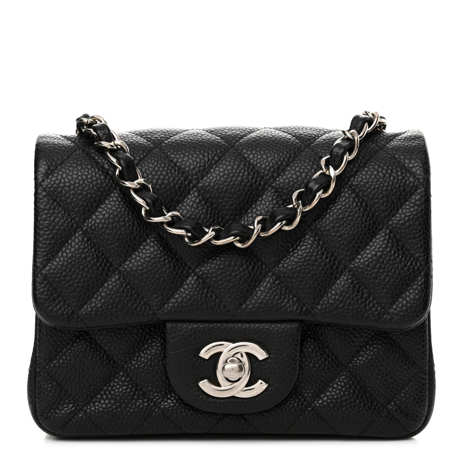Chanel Caviar Quilted Mini Square Flap Black 1 of 13
