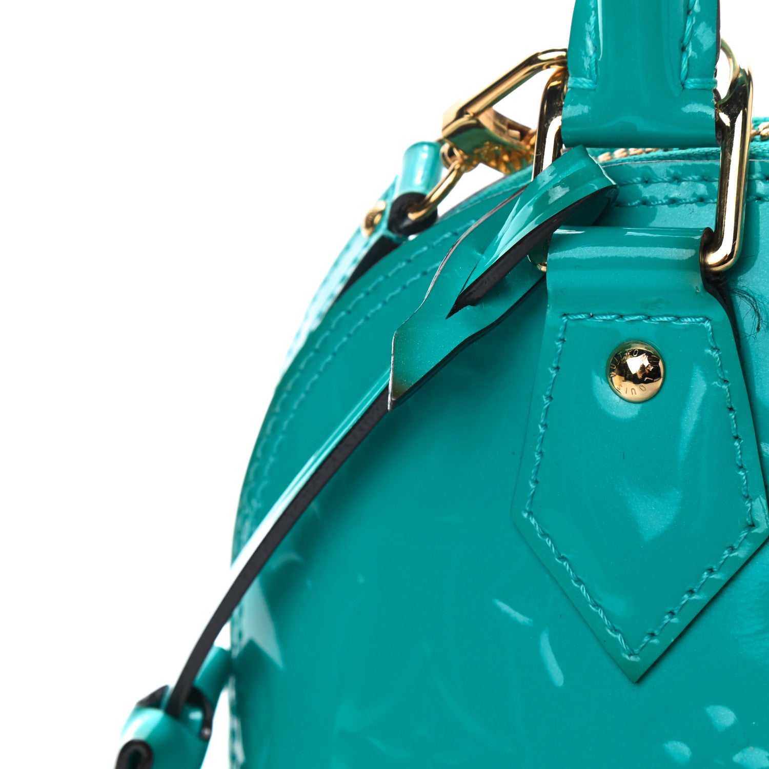 Louis Vuitton Vernis Alma BB Turquoise 14 of 14