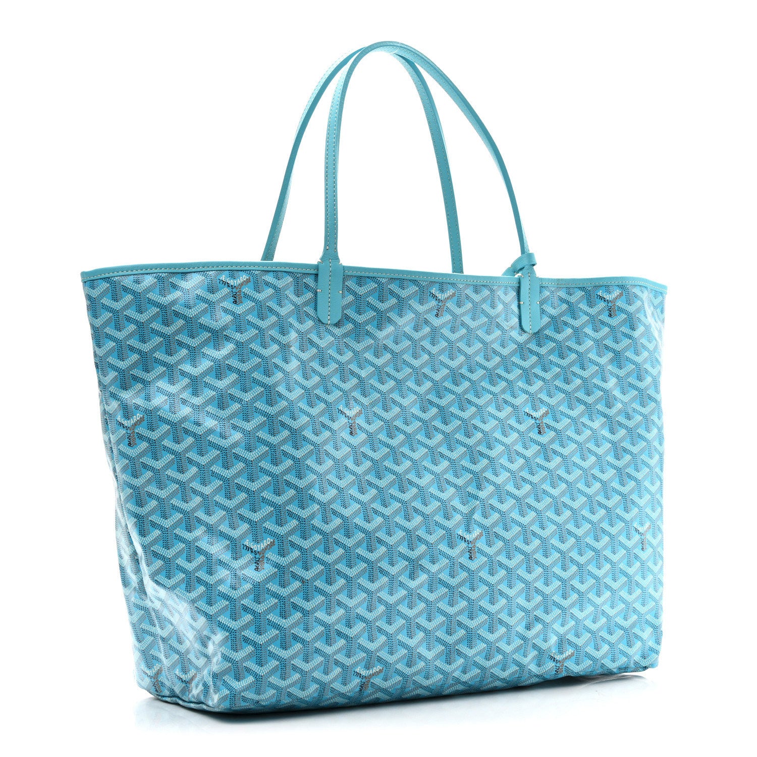 Goyard Goyardine Saint Louis GM Balise Beach Towel Set Turquoise 5 of 12