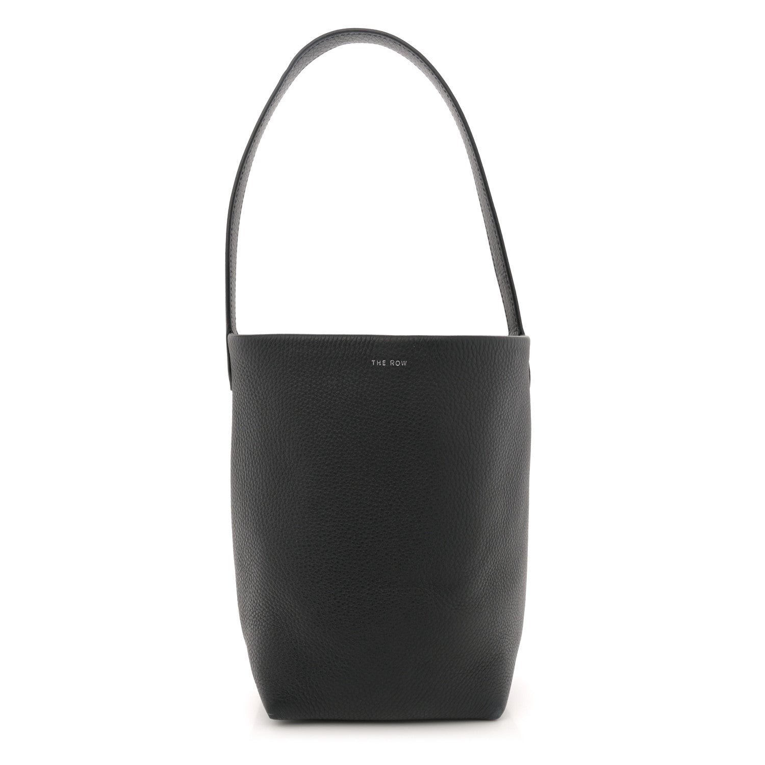 The Row Grained Calfskin Small N/S Park Tote Black 1 of 10