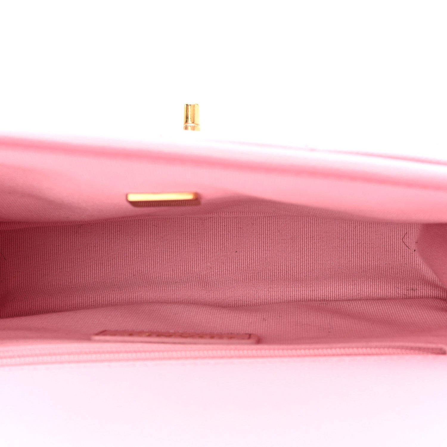 Chanel Caviar Quilted School Memory Small Top Handle Flap Pink 5 of 10