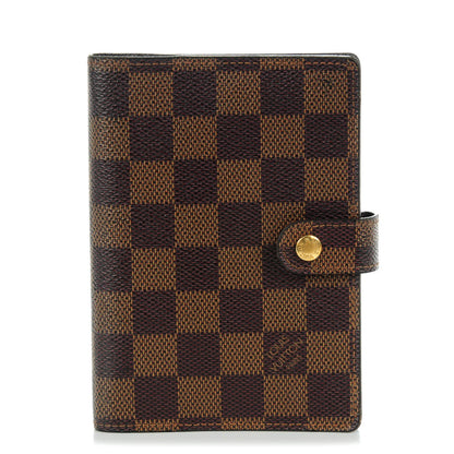 Louis Vuitton Damier Ebene Small Ring Agenda Cover 1 of 7