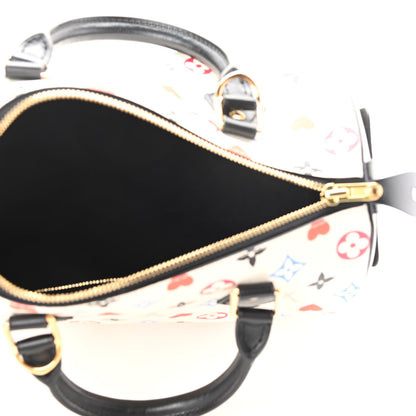 Louis Vuitton Game On Speedy Bandouliere 25 White 5 of 10