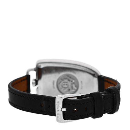 Hermes Stainless Steel Barenia 26mm Galop Quartz Watch Noir 3 of 5