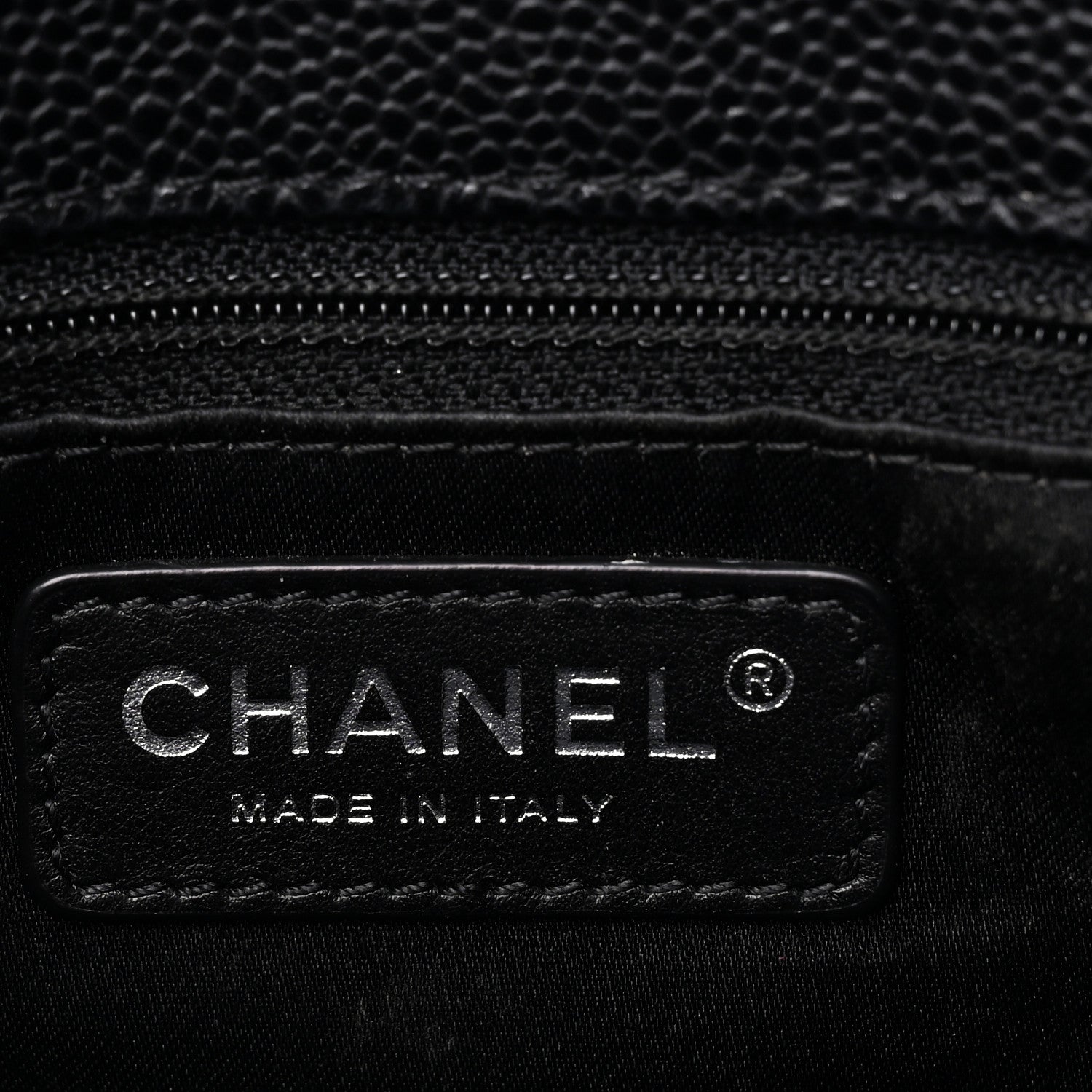 Chanel Caviar Quilted Grand Shopping Tote GST Black 6 of 10
