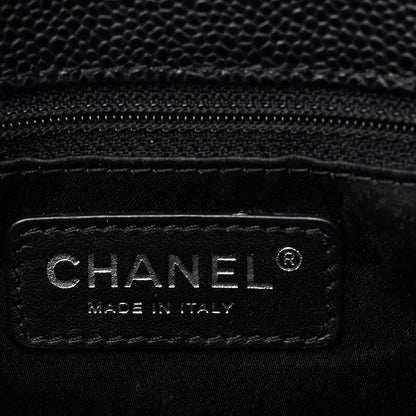 Chanel Caviar Quilted Grand Shopping Tote GST Black 6 of 10