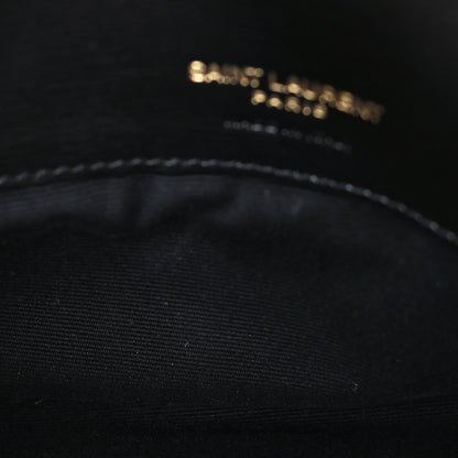 Saint Laurent Smooth Calfskin Monogram Phone Holder Crossbody Black 4 of 9