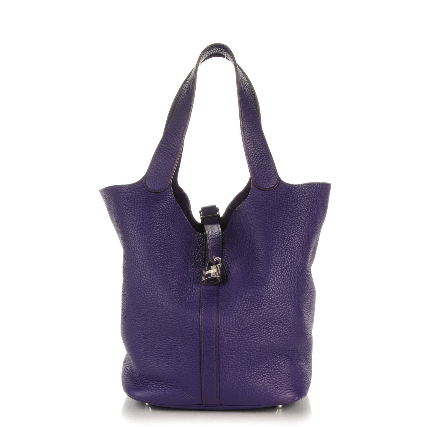 Taurillon Clemence Picotin Lock 26 GM Iris
