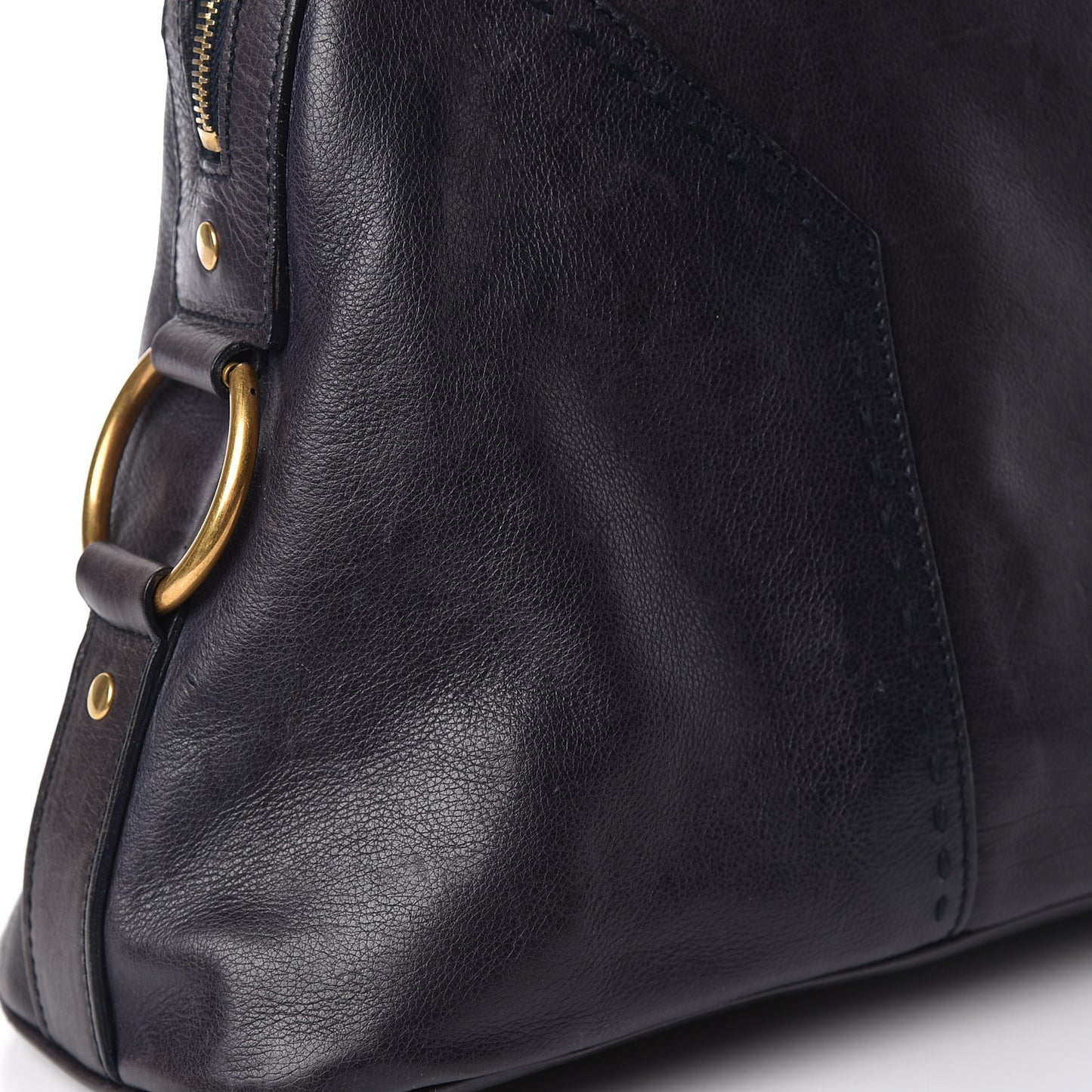 Calfskin Large Muse Navy Blue