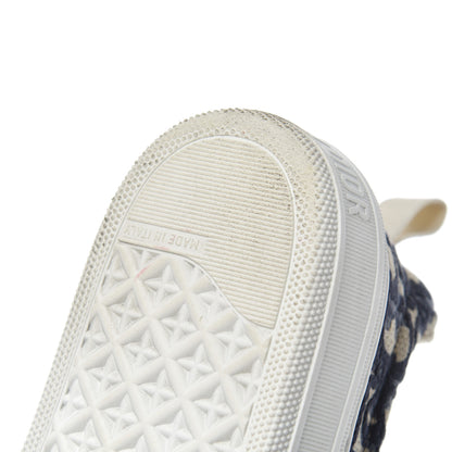 Christian Dior Canvas Oblique Embroidered Womens Solar Slip On Sneakers 37.5 Deep Blue 14 of 15