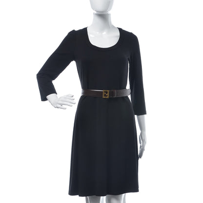 Fendi Calfskin Belt 90 36 Brown 2 of 7