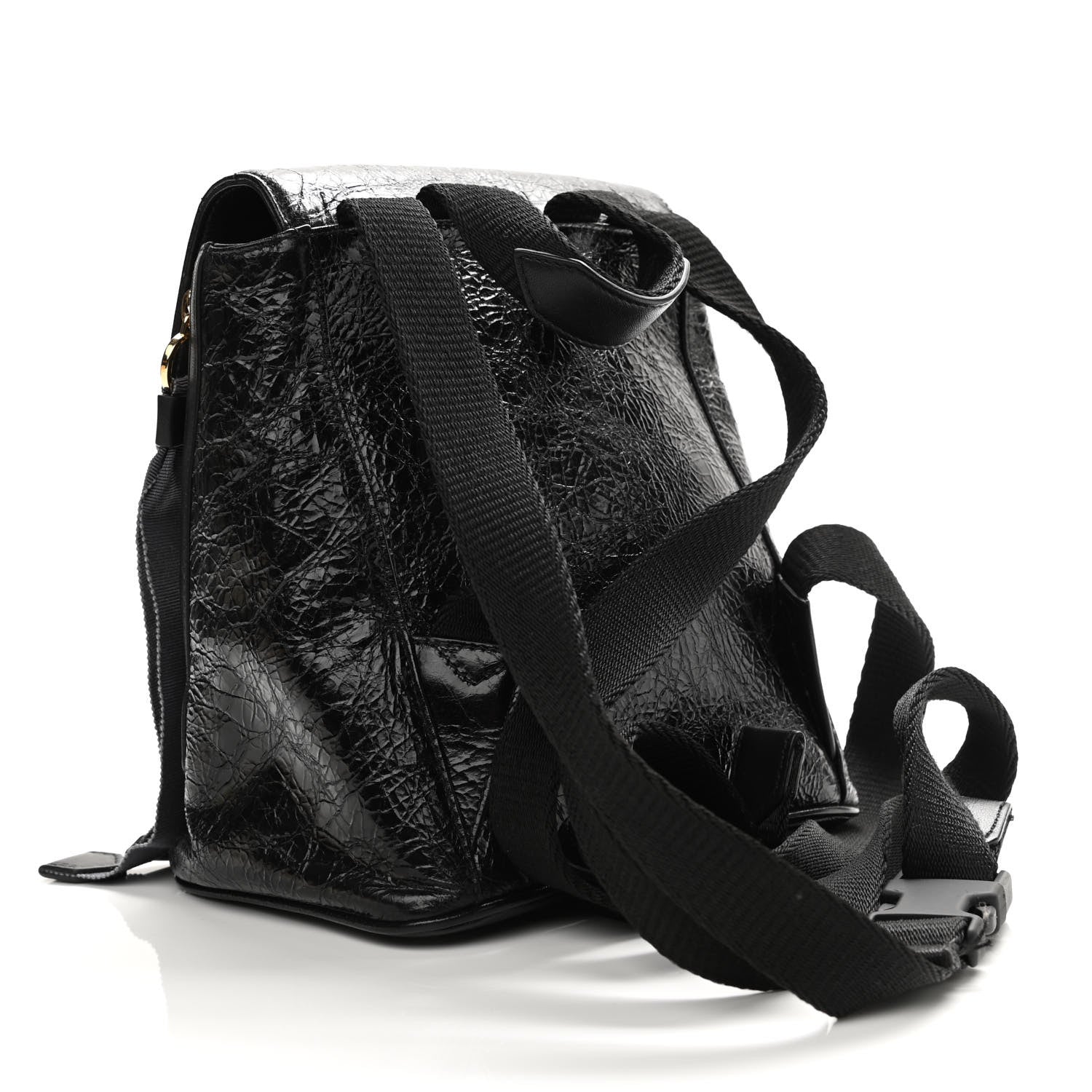 Givenchy Creased Patent Calfskin ID Backpack Black 5 of 25