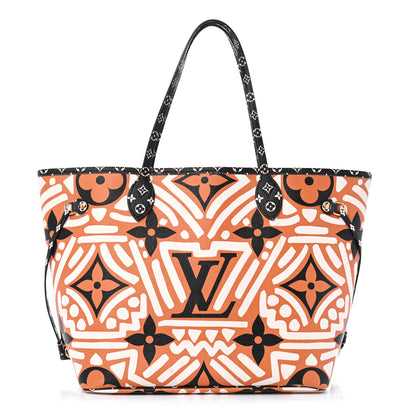 Louis Vuitton Monogram Giant Crafty Neverfull MM Creme Caramel 1 of 15