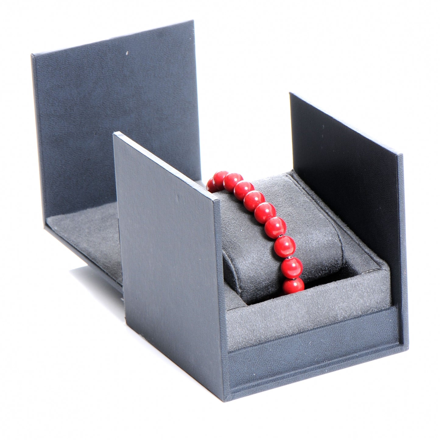 Sterling Silver Coral Spiritual Beads Bracelet