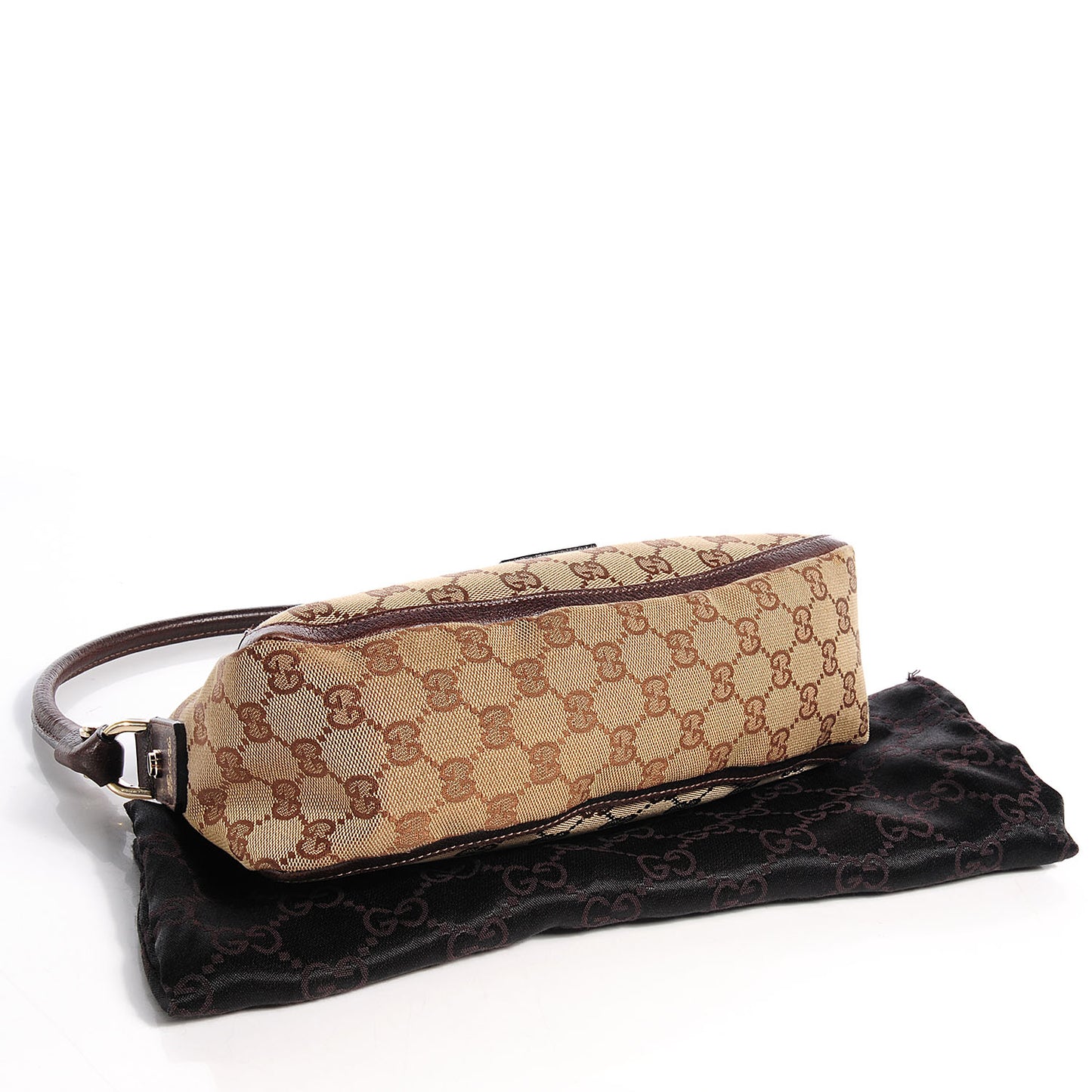 Monogram Small Abbey Shoulder Bag Brown