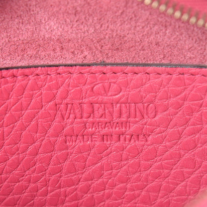 Valentino Garavani Pebbled Calfskin Rockstud Camera Crossbody Bag Peony 8 of 12