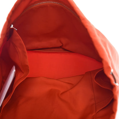 Hermes Toile Sac De Pansage Groom Kaki Feu 6 of 11