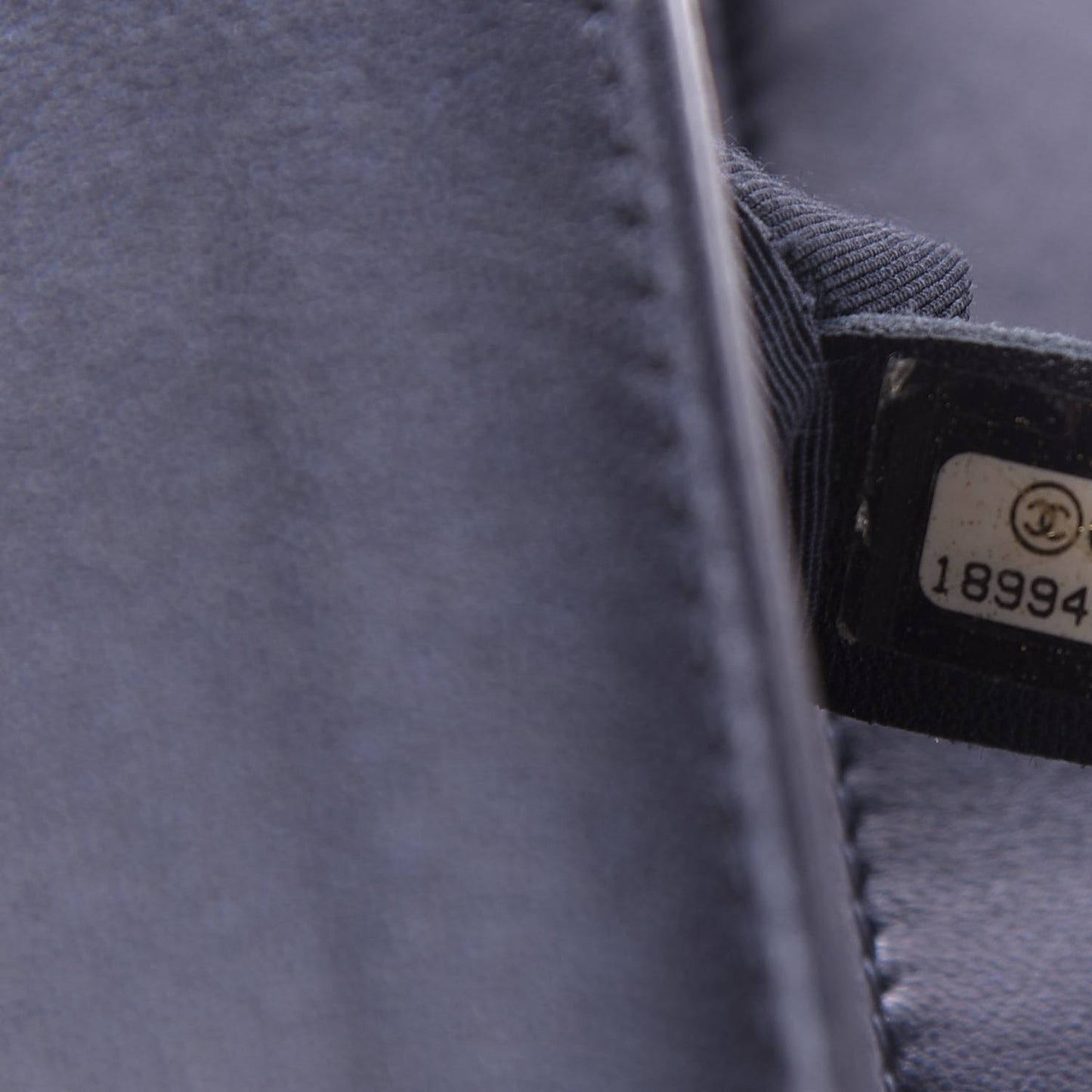 Lambskin Embossed New Medium Boy Cube Flap Navy