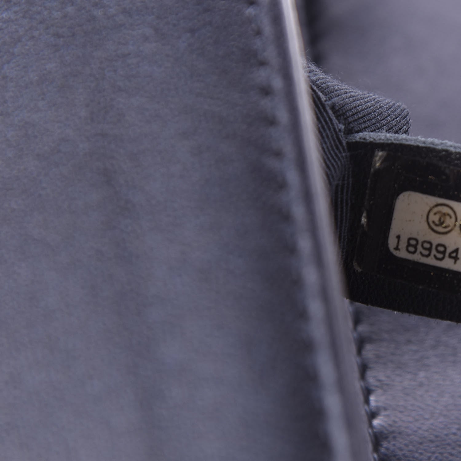 Chanel Lambskin Embossed New Medium Boy Cube Flap Navy 9 of 10