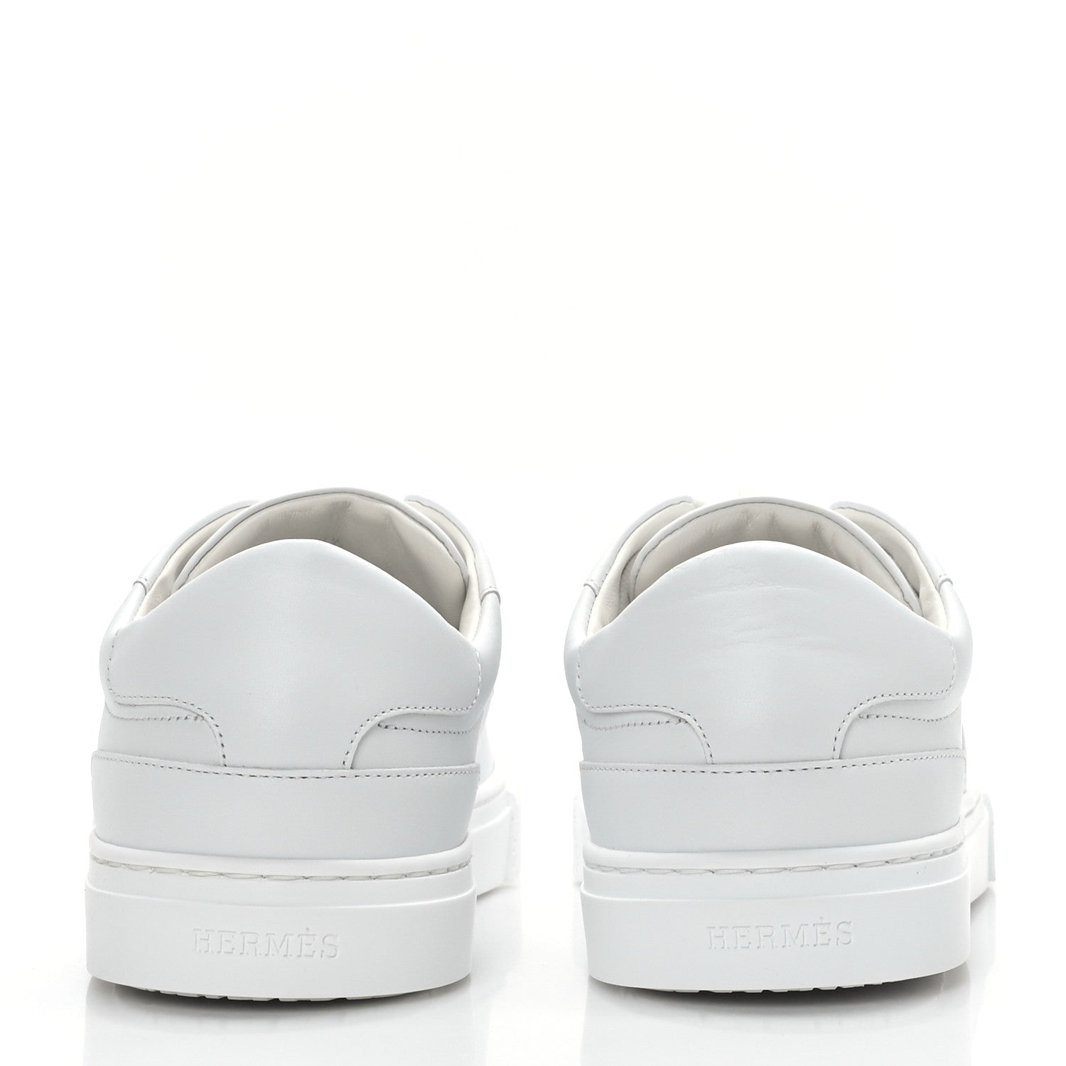 Hermes Calfskin Day Sneakers 37.5 White 5 of 8