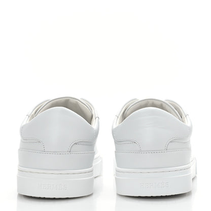 Hermes Calfskin Day Sneakers 37.5 White 5 of 8