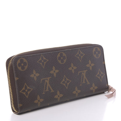 Louis Vuitton Monogram Clemence Wallet Rose Ballerine 3 of 9