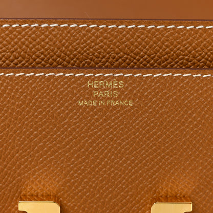Hermes Epsom Constance Long Wallet To Go Gold 7 of 12