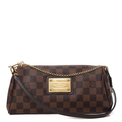Louis Vuitton Damier Ebene Eva Clutch 1 of 7
