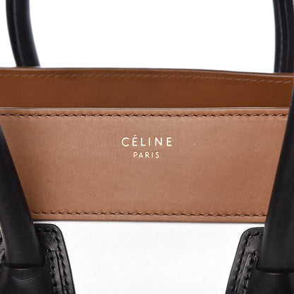Celine Smooth Calfskin Mini Tri-Color Luggage Brown 8 of 16