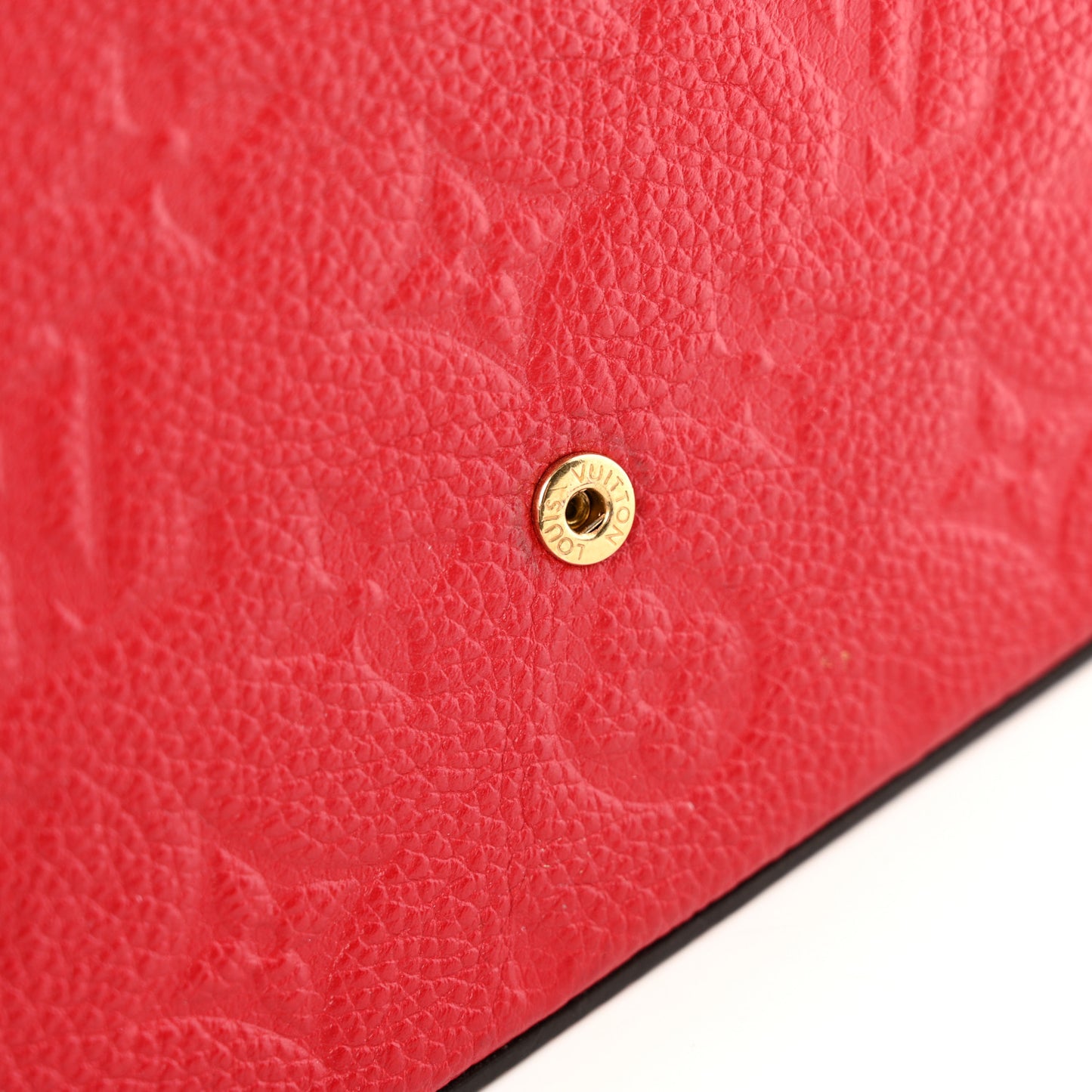 Empreinte Pochette Felicie Chain Wallet Scarlet