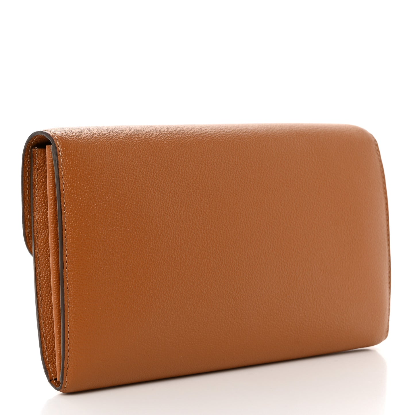 Grained Calfskin Simplissime Wallet Vegetal