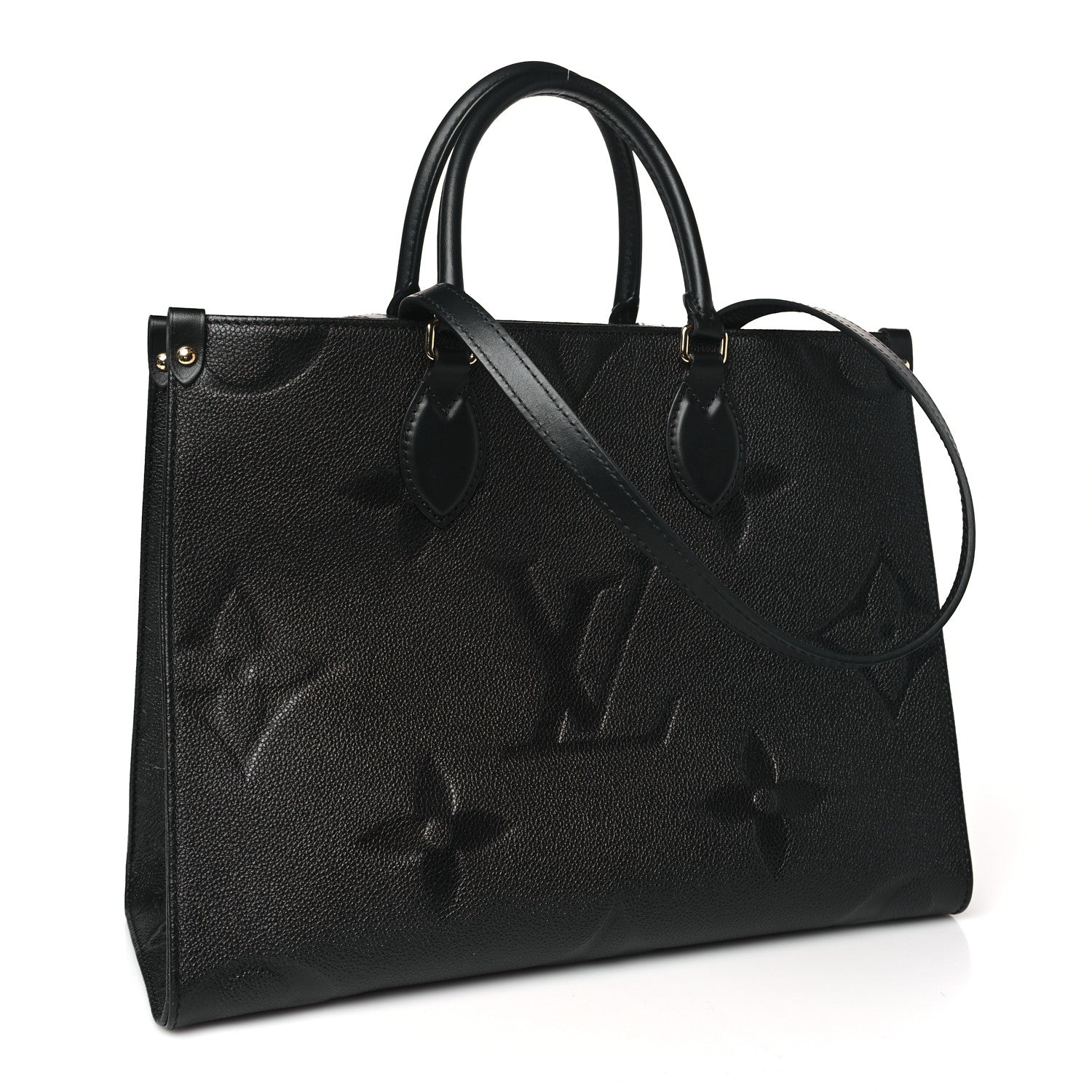 Louis Vuitton Empreinte Monogram Giant Onthego MM Black 3 of 9