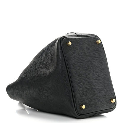 Hermes Taurillon Clemence Picotin Lock 18 PM Black 3 of 10