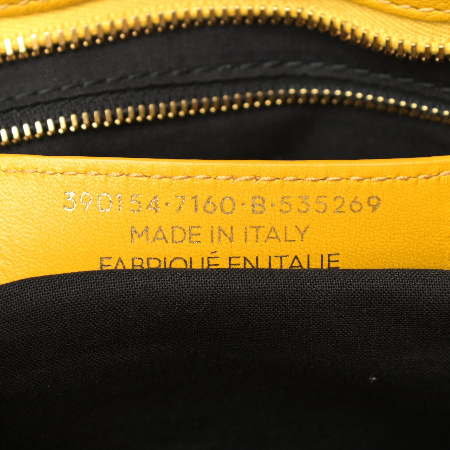 Chevre Silver Metallic Edge Hardware City Jaune Epi
