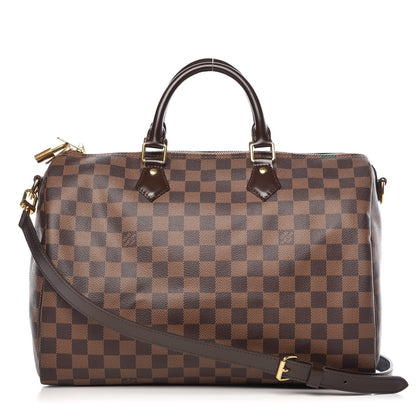 Louis Vuitton Damier Ebene Speedy Bandouliere 35 1 of 12
