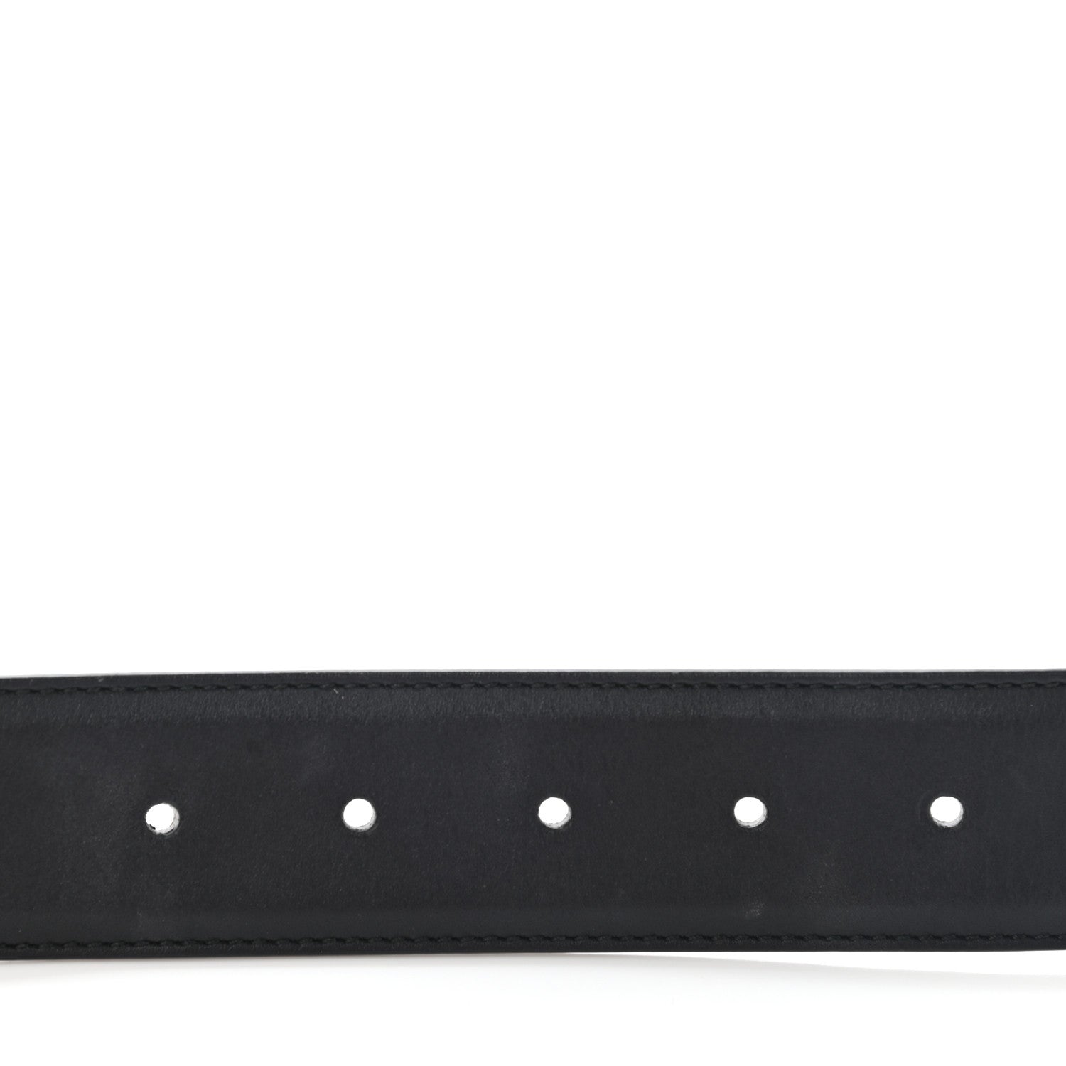 Gucci Calfskin Interlocking G 37mm Belt 75 30 Black 5 of 8