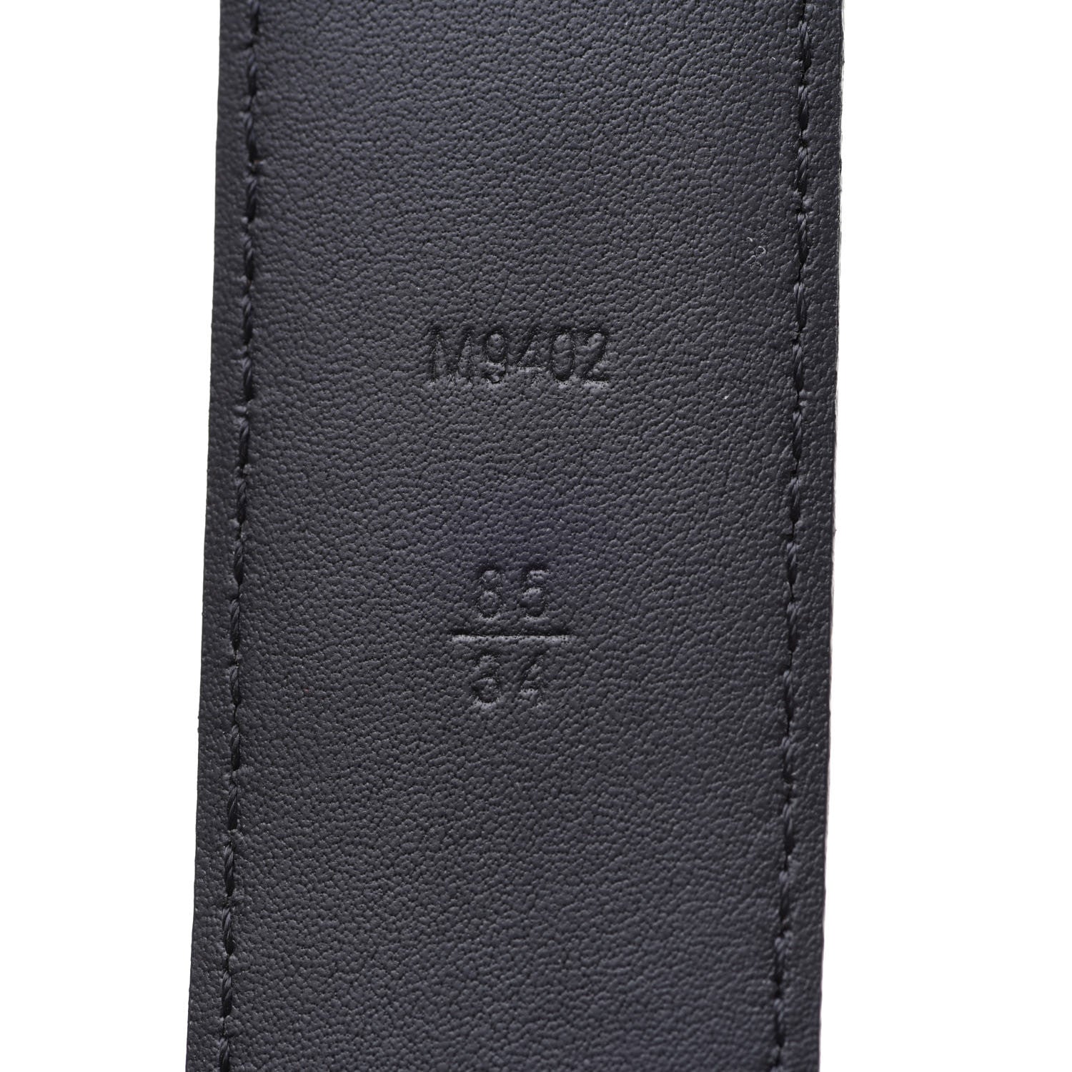 Louis Vuitton Damier Graphite Calfskin Belt 85 34 Black 6 of 8
