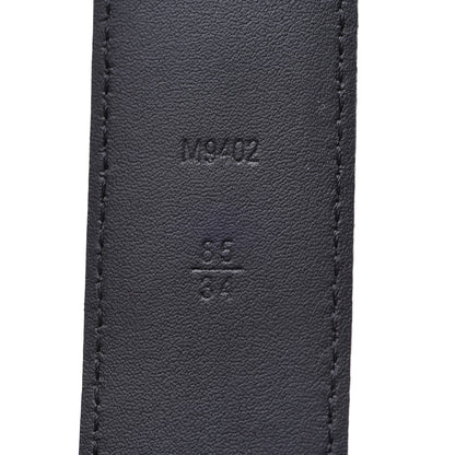 Louis Vuitton Damier Graphite Calfskin Belt 85 34 Black 6 of 8
