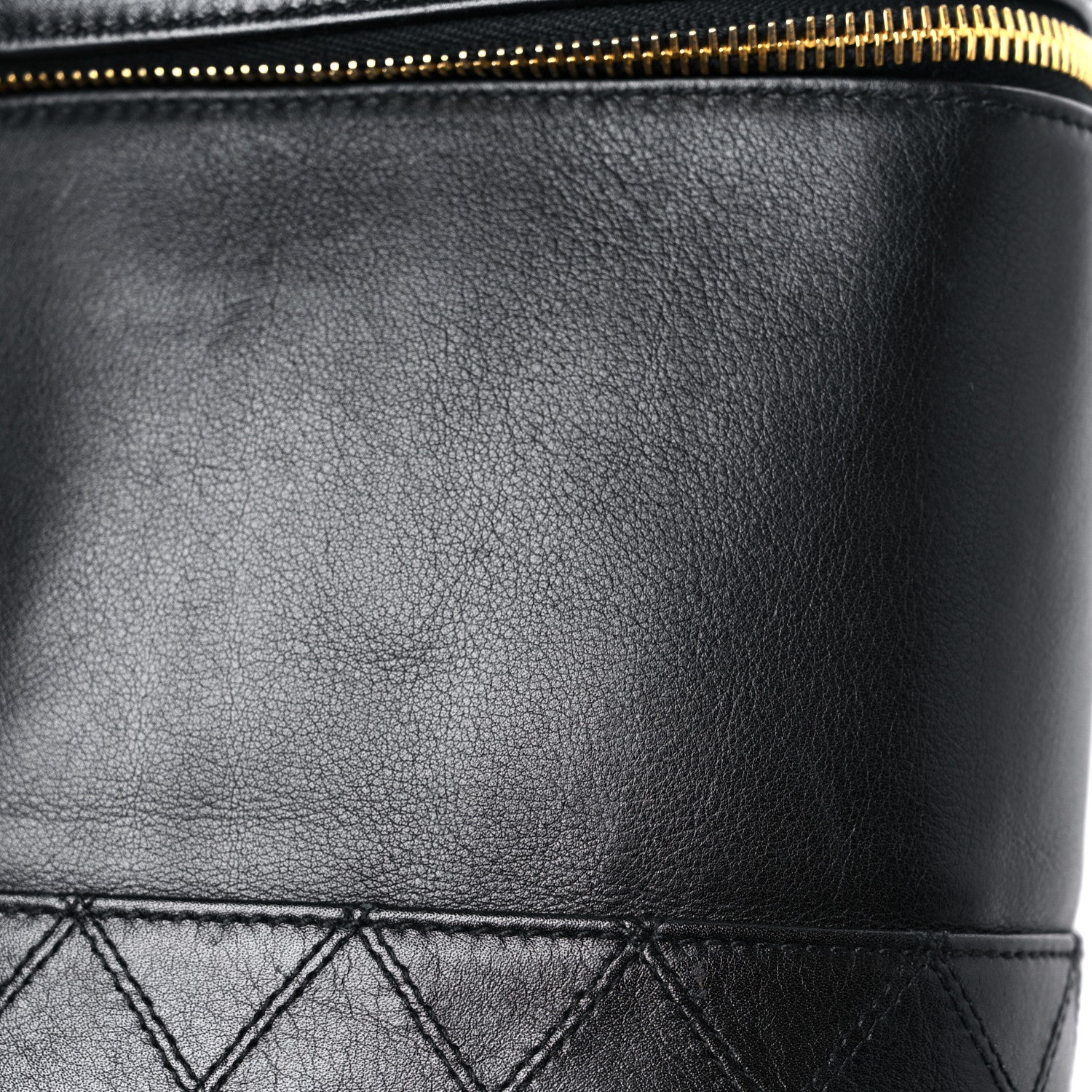Chanel Lambskin Vanity Cosmetic Case Black 10 of 17