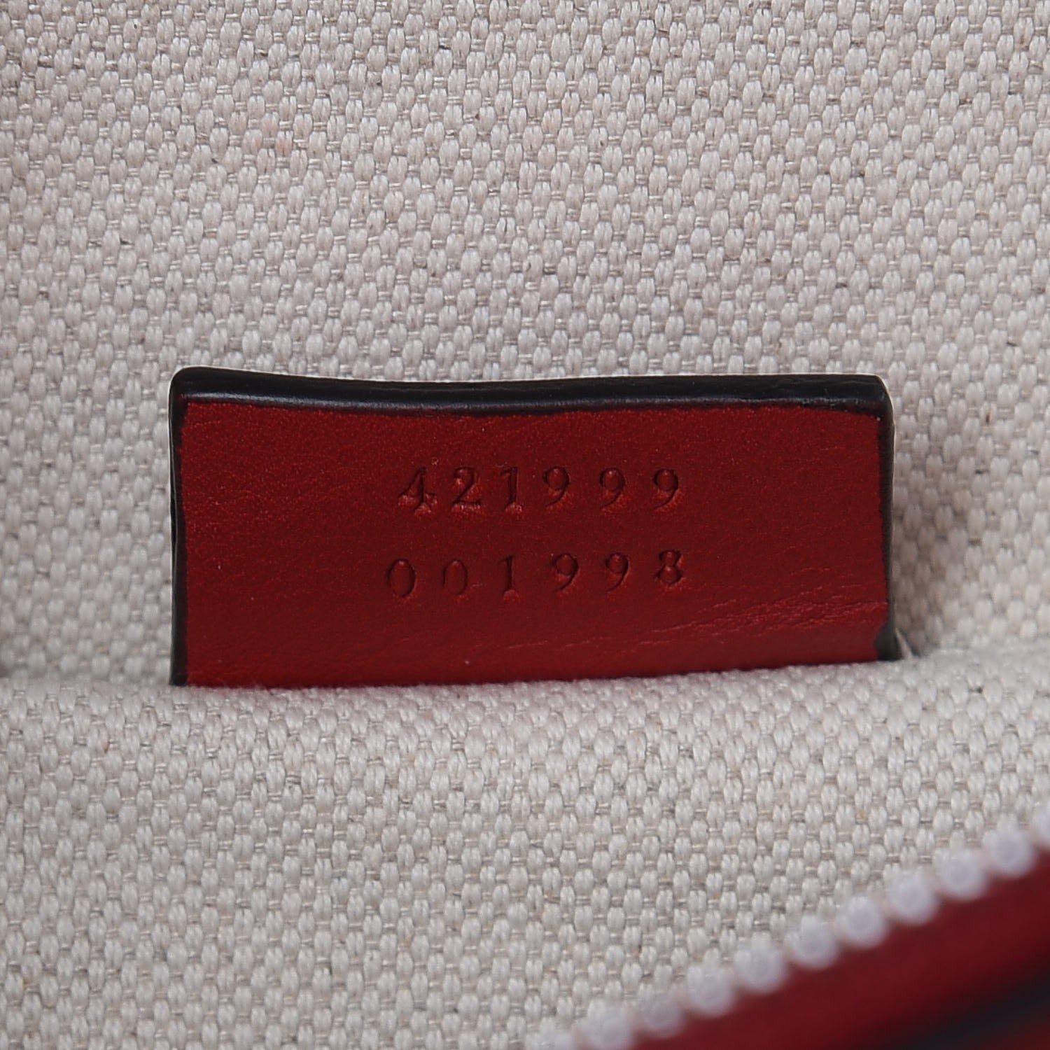 Gucci Moon Calfskin Web Large Dionysus Bamboo Top Handle Bag Hibiscus Red 7 of 11