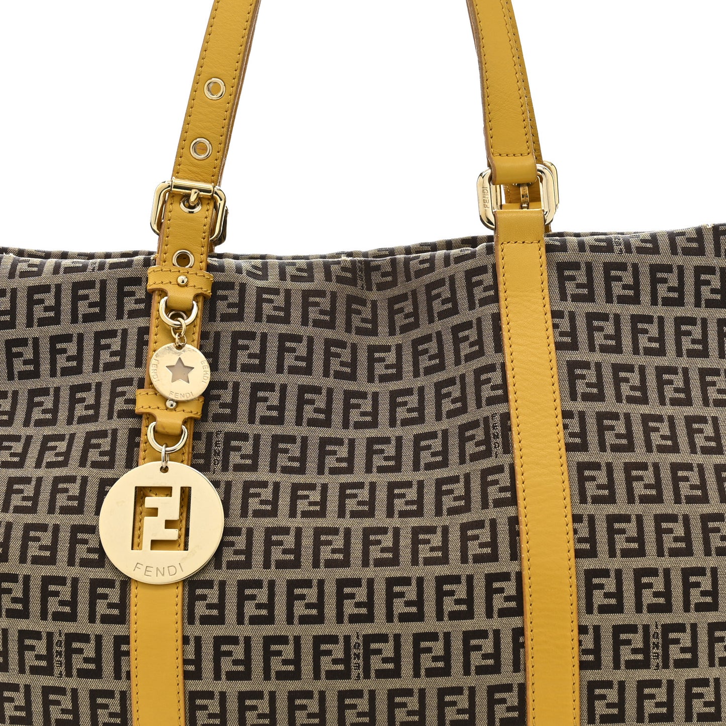 Zucchino Charm Large Shopper Tote Yellow