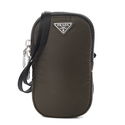 Prada Tessuto Nylon Pocket Mini Bag Mimetico Black 1 of 8