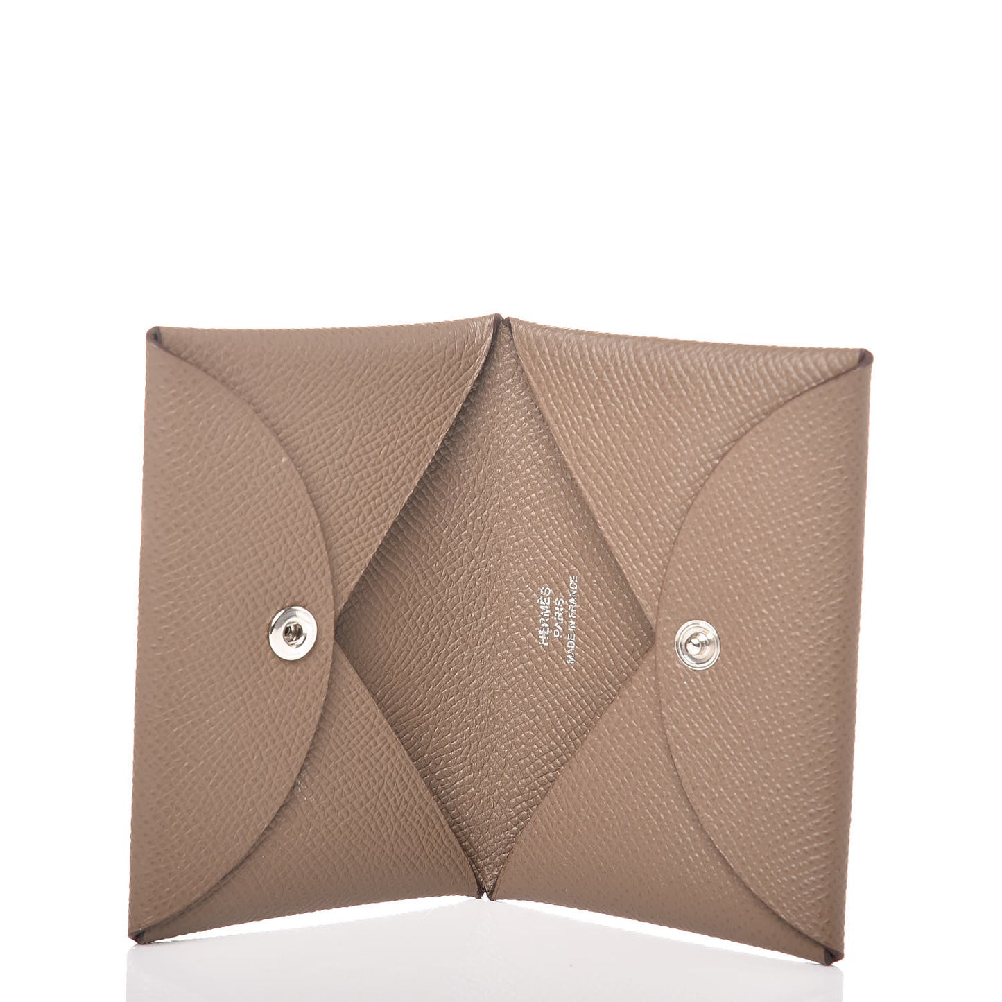 Epsom Calvi Card Case Etoupe
