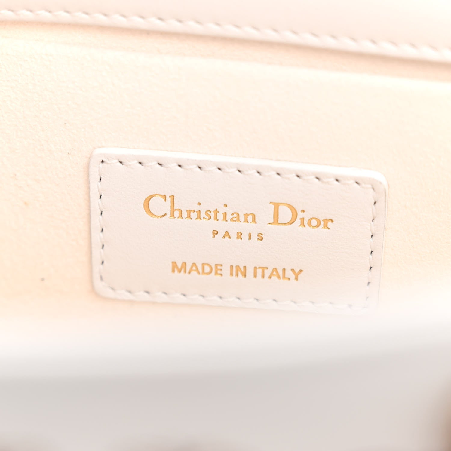 Christian Dior Calfskin Bead Embroidered Ramage Butterfly Lady D-Joy White 6 of 9