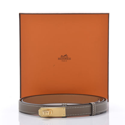 Hermes Epsom Kelly Belt Etoupe 5 of 5