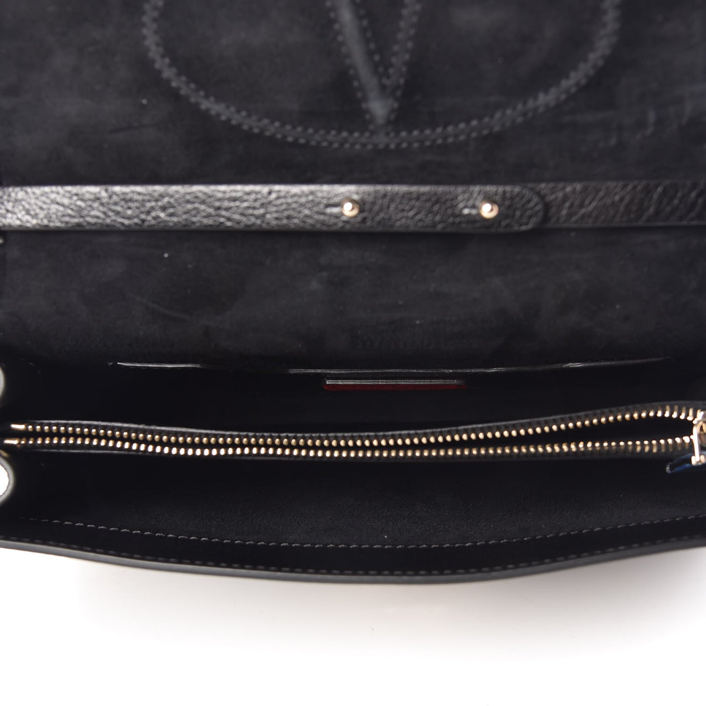 Vitello Rockstud No Limit Shoulder Bag Black