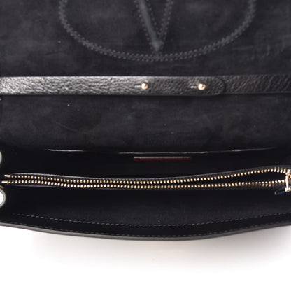 Valentino Garavani Vitello Rockstud No Limit Shoulder Bag Black 5 of 16